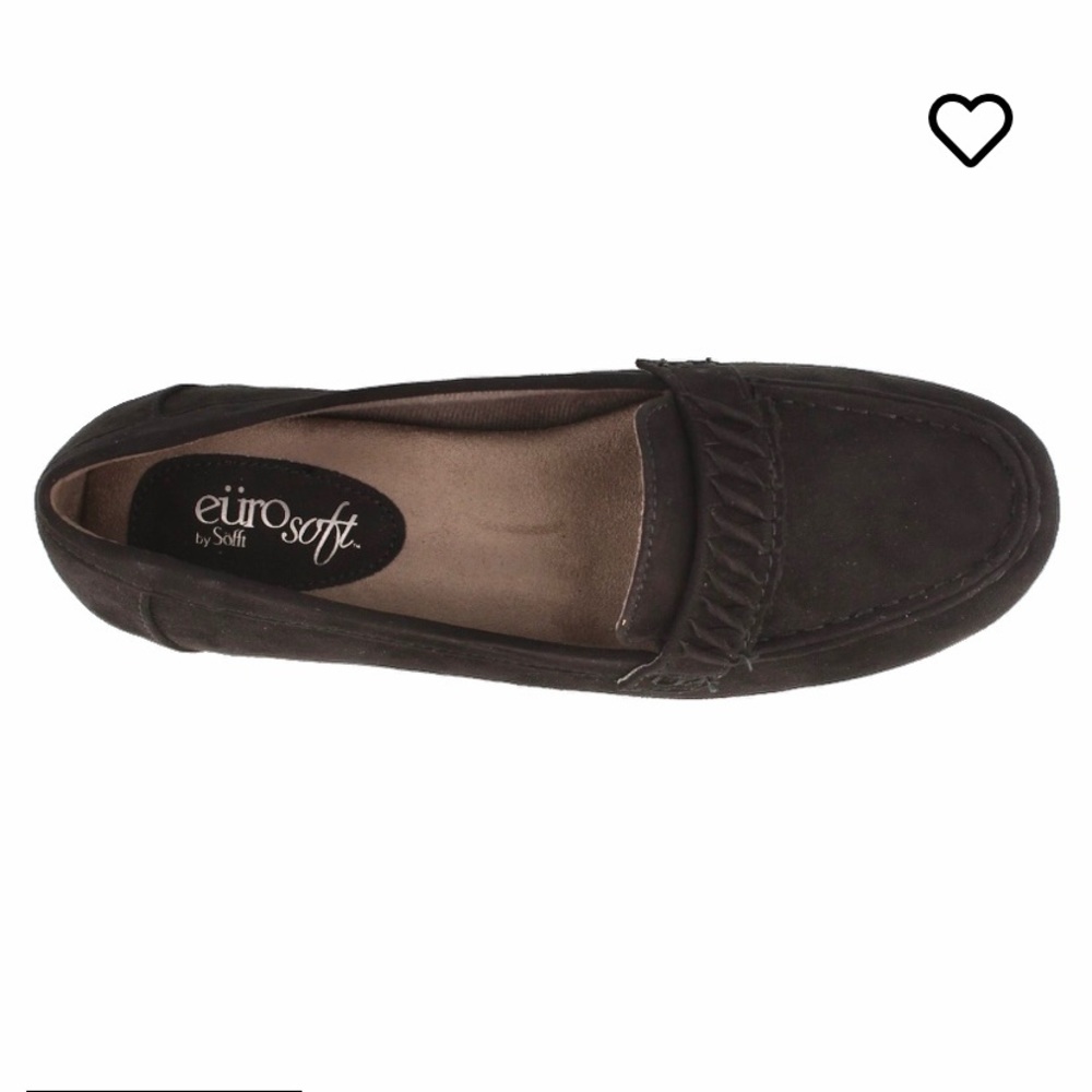 Eurosoft by Sofft Macaire Suede Black Loafer